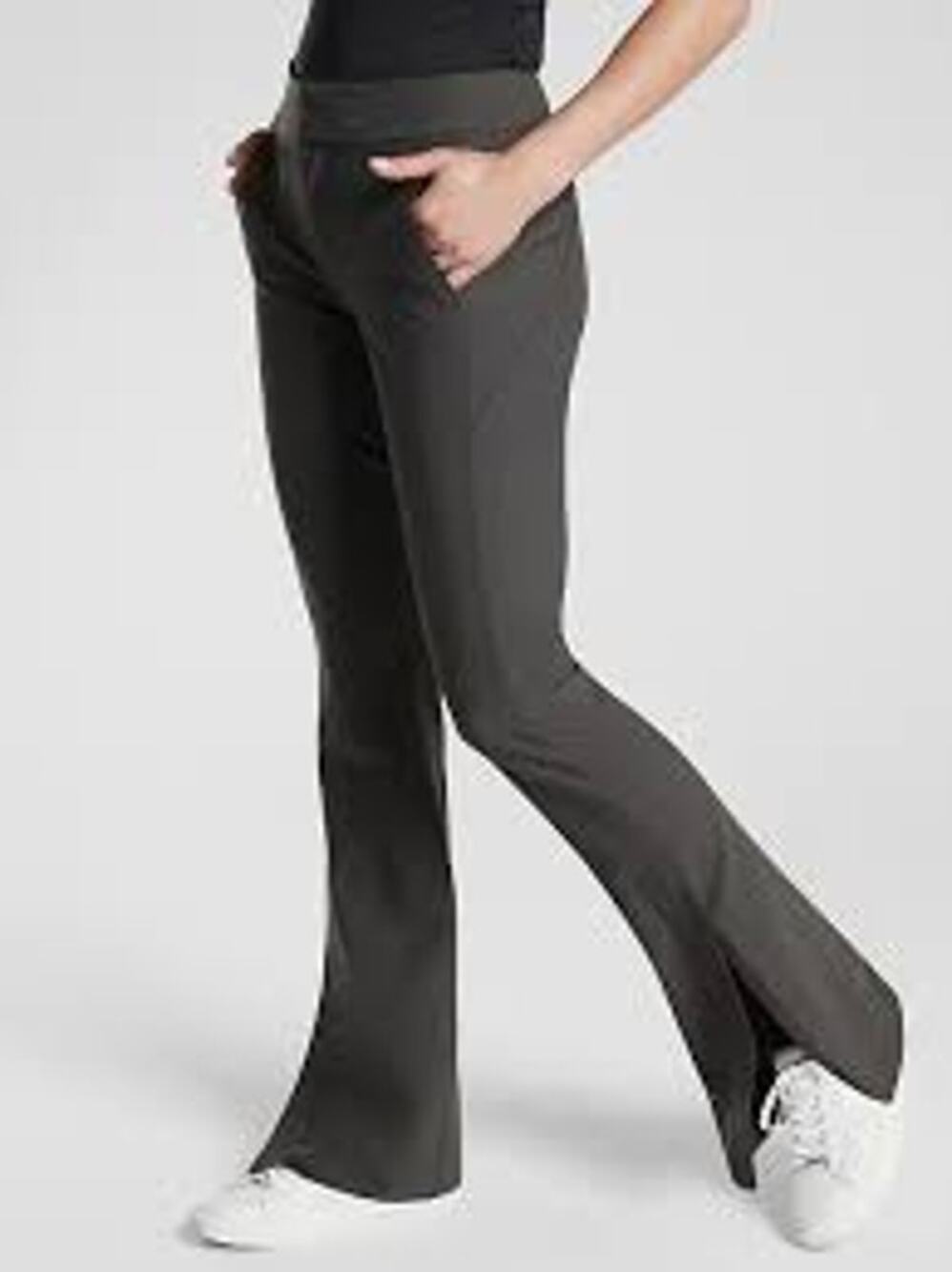 Athleta Stellar Flare Trouser Womens Pants Black Size 18 Office Business Casual
